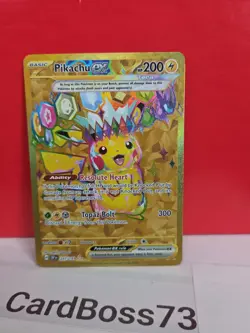 PIKACHU EX 247/191 HYPER RARE SURGING SPARKS POKEMON NM - Image 1