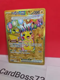 PIKACHU EX 247/191 HYPER RARE SURGING SPARKS POKEMON NM - Image 2