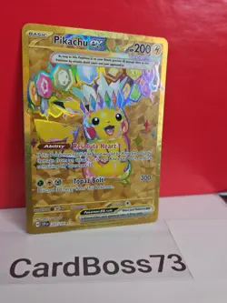 PIKACHU EX 247/191 HYPER RARE SURGING SPARKS POKEMON NM - Image 4