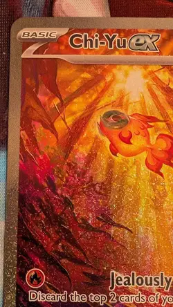 Chi-Yu ex 259/193 Special Illustration Rare Holo Pokemon Sv02: Paldea Evolved - Image 2