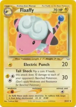 Pokemon - Neo Revelation - Flaaffy 28/64 - Condition (EX-NM) - Image 1