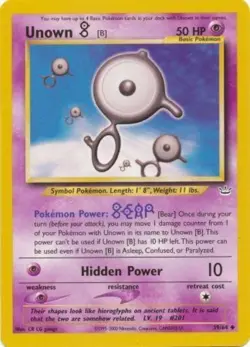 Pokemon - Neo Revelation - Unown [b] 39/64 - Condition (NM) - Image 1
