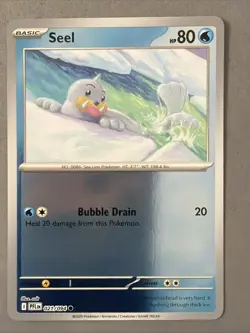 Pokemon TCG * Phantasmal Flames * 21/94 Seel REVERSE HOLO Common * FRESH PK - Image 1