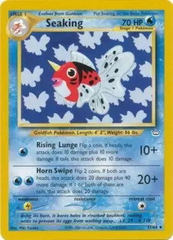 Pokemon - Neo Revelation - Seaking 37/64 - Condition (NM) - Image 1