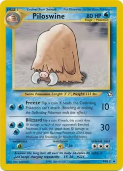 Pokemon - Neo Genesis - Piloswine 44/111 - Condition (NM) - Image 1