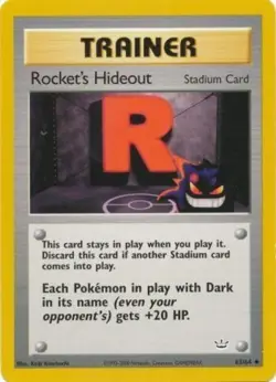 Pokemon - Neo Revelation - Rocket's Hideout 63/64 - Condition (NM) - Image 1