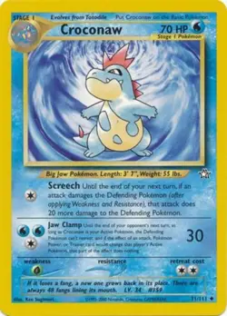 Pokemon - Neo Genesis - Croconaw 31/111 - Condition (LP) - Image 1