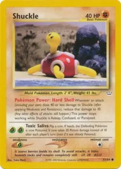 Pokemon - Neo Revelation - Shuckle 51/64 - Condition (LP) - Image 1