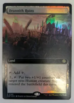 Drannith Ruins Extended Art March of the Machine: The Aftermath Foil - MTG RARE - Image 1