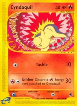 Pokemon - Expedition - Cyndaquil 105/165- Condition (NM) - Image 1