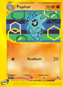 Pokemon - Expedition - Pupitar 90/165- Condition (NM) - Image 1