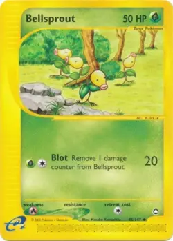 Pokemon - Aquapolis - Bellsprout 45/147- Condition (NM) - Image 1