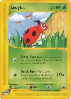 Pokemon - Skyridge - Ledyba 72/144- Condition (LP-EX) - Image 1