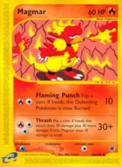 Pokemon - Expedition - Magmar 86/165- Condition (NM) - Image 1