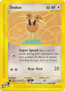 Pokemon - Aquapolis - Doduo 73/147- Condition (NM) - Image 1