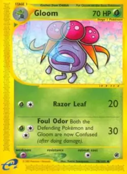 Pokemon - Expedition - Gloom 78/165- Condition (NM) - Image 1