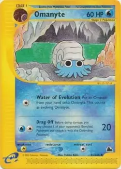 Pokemon - Skyridge - Omanyte 41/144- Condition (LP) - Image 1