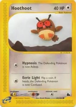 Pokemon - Skyridge - Hoothoot 65/144- Condition (EX) - Image 1