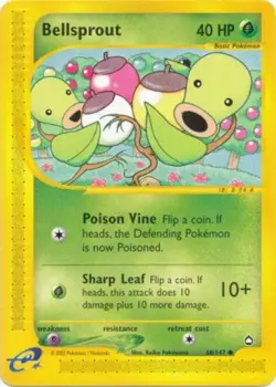 Pokemon - Aquapolis - Bellsprout 68/147- Condition (LP-EX) - Image 1