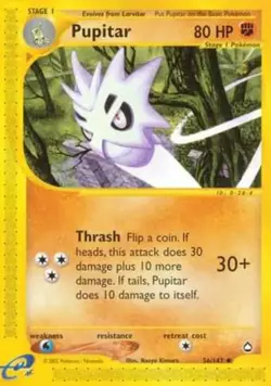 Pokemon - Aquapolis - Pupitar 56/147- Condition (NM) - Image 1