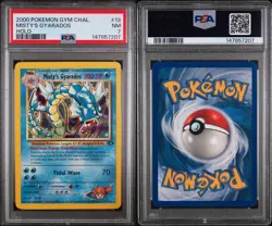 2000 Pokemon Gym Challenge Misty's Gyarados Holo #13/132 PSA 7 - Image 1