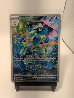 Pokemon TCG Frogadier 89/86 Chaos Rivals Rare Full Art Holo - Image 1