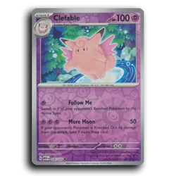 Clefable 036/165 Uncommon 151 Pokemon Reverse Holo NM - Image 1