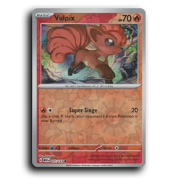 Vulpix 037/165 Common 151 Pokemon Reverse Holo NM - Image 1