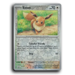 Eevee 133/165 Common 151 Pokemon Reverse Holo NM - Image 1