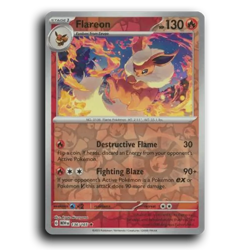 Flareon 136/165 Rare 151 Pokemon Reverse Holo NM - Image 1