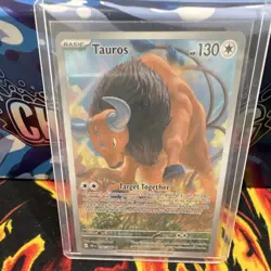Nintendo Pokemon TCG Tauros 096/086 Holo Rare EN Crown Zenith 2026 130 HP - Image 1