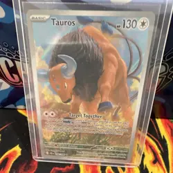 Nintendo Pokemon TCG Tauros 096/086 Holo Rare EN Crown Zenith 2026 130 HP - Image 3