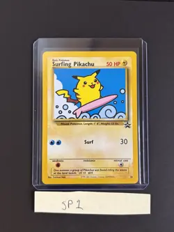 Wizards Pokemon TCG Surfing Pikachu 28/53 Wotc Promo Regular HP50 English 2001 - Image 1