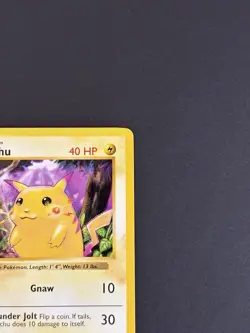 Wizards Pokemon TCG Pikachu 58/102 Base Set Red Cheek Pikachu HP40 English 1999 - Image 4