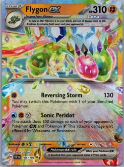 FLYGON EX 106/191 DOUBLE RARE SURGING SPARKS POKEMON NM - Image 1