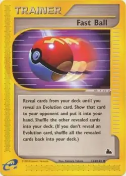 Pokemon - Skyridge - Fast Ball 124/144- Condition (LP) - Image 1