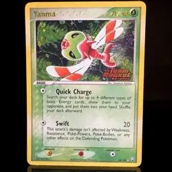 Yanma 28/109 Reverse Foil Stamp Pokemon EX Team Rocket Returns Tail Swirl 💫 NM - Image 1