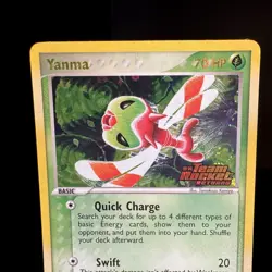 Yanma 28/109 Reverse Foil Stamp Pokemon EX Team Rocket Returns Tail Swirl 💫 NM - Image 2
