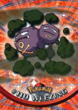 Pokemon - Topps Series 2 - #110 Weezing - Condition (NM) - Image 1