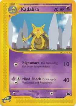 Pokemon - Skyridge - Kadabra 69/144- Condition (LP) - Image 1