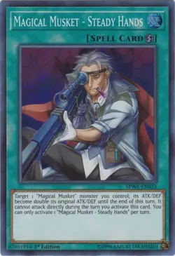 Magical Musket - Steady Hands - SPWA-EN023 - Super Rare - 1st Edition - Lightly - Image 1