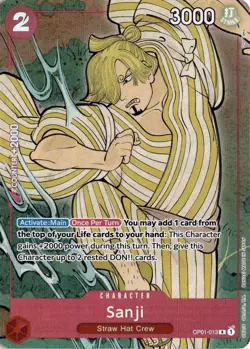 Sanji (English Version 1st Anniversary Set) OP01-013 One Piece Promo NM - Image 1