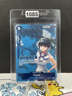 One Piece Winner Pack 2025 Vol 4 Tsuru OP06-051 Stamped Promo (1085) - Image 1