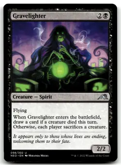 MTG Gravelighter U Kamigawa: Neon Dynasty 98 LP - Image 1