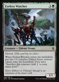 Eyeless Watcher -Foil Light Play MTG Battle for Zendikar - Image 1
