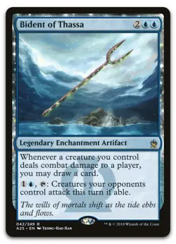Bident of Thassa #42 (NM) Masters 25 A25 Magic MTG - Image 1