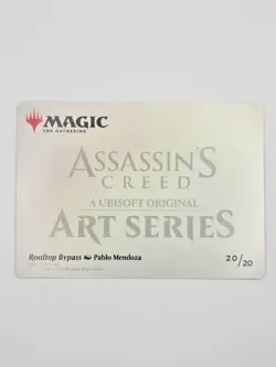 Mtg Assassin's Creed Art Series Card Rooftop Bypass - Image 2