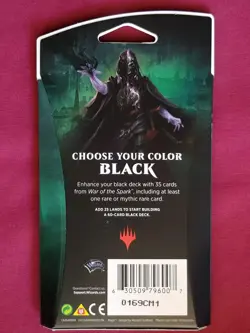 Magic The Gathering WAR OF THE SPARK New Sealed BLACK THEME BOOSTER Pack MTG - Image 2