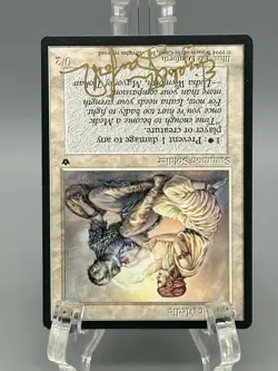 Combat Medic Mtg Fallen Empires Magic the Gathering Auto Signed Liz Danforth - Image 2