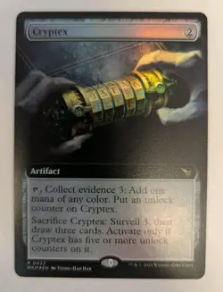 Cryptex (Extended Art) Murders at Karlov Manor - MTG RARE - Image 1